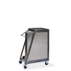 Feros Transportwagen für bis zu 5 Edelstahl Klapptische, 880 x 650 x 1130 mm