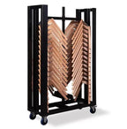 Feros Keeve Gestell-Transportwagen für bis zu 30 Gestelle, 475 x 1090 x 1950 mm