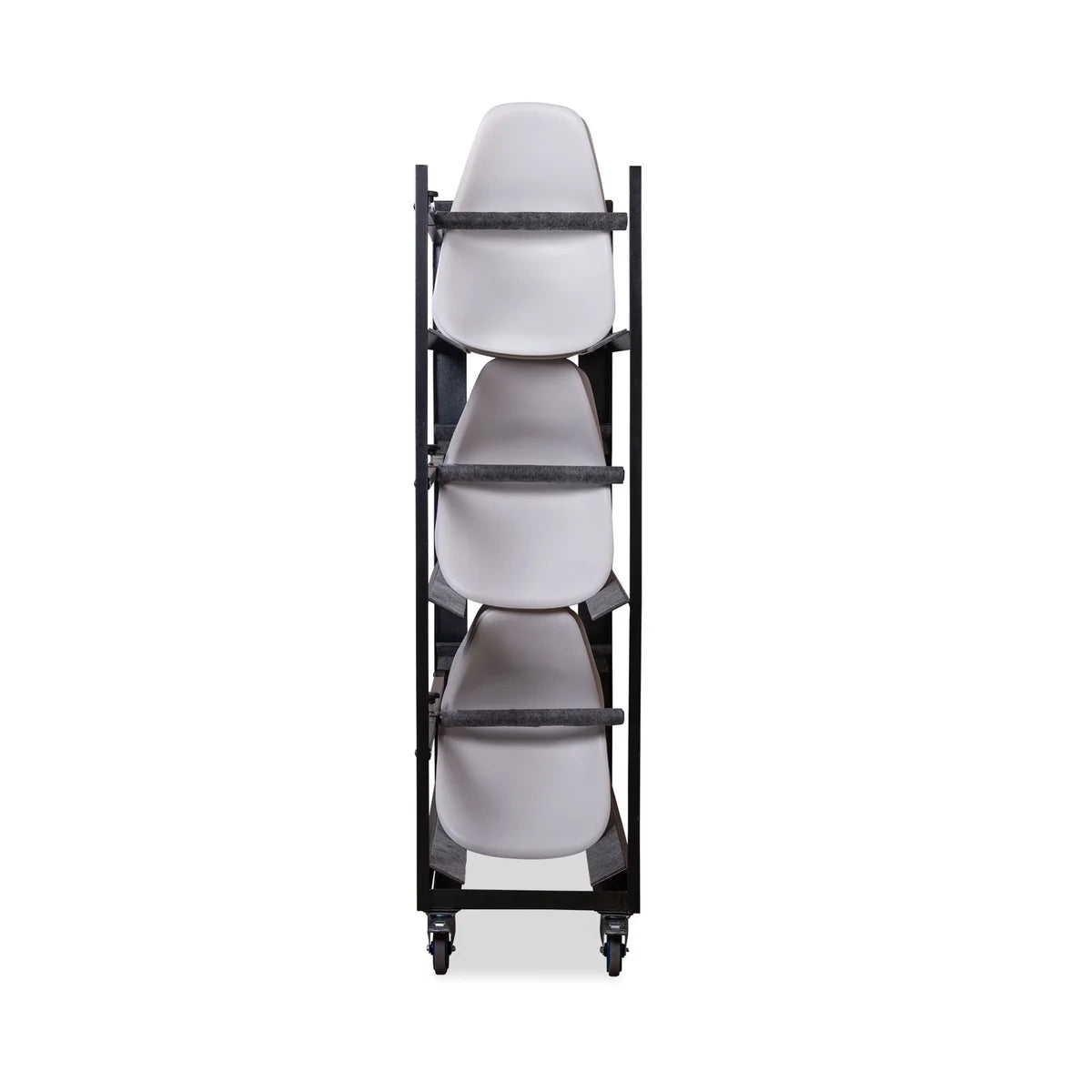 Feros Keeve ohne Armlehne Transportwagen für bis zu 60 Sitzschalen ohne Armlehne, 535 x 1205 x 1950 mm