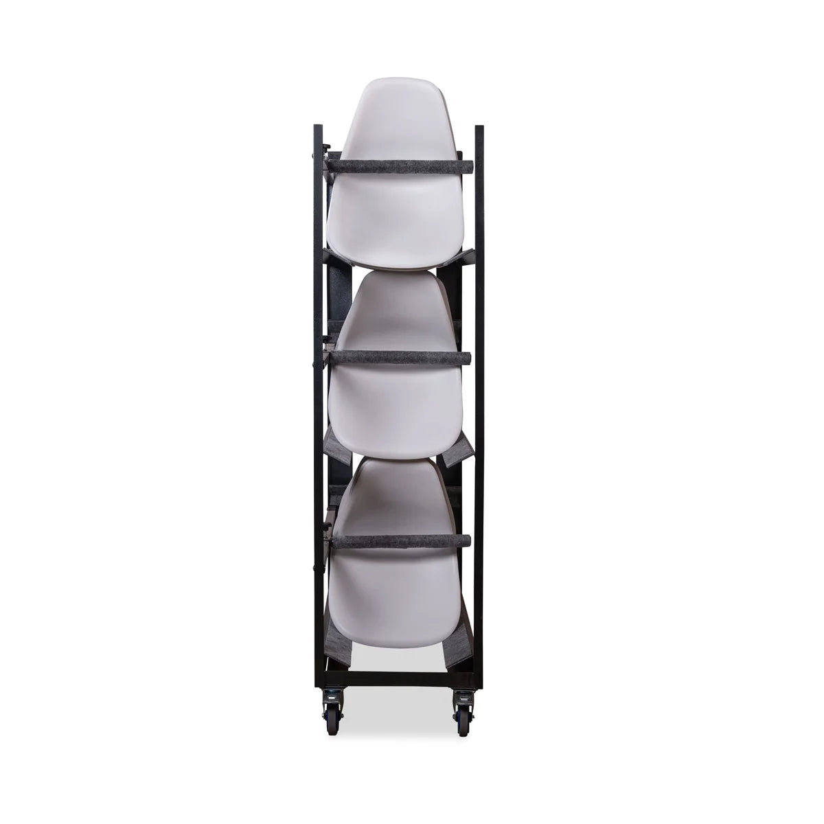 Feros Keeve ohne Armlehne Transportwagen für bis zu 60 Sitzschalen ohne Armlehne, 535 x 1205 x 1950 mm