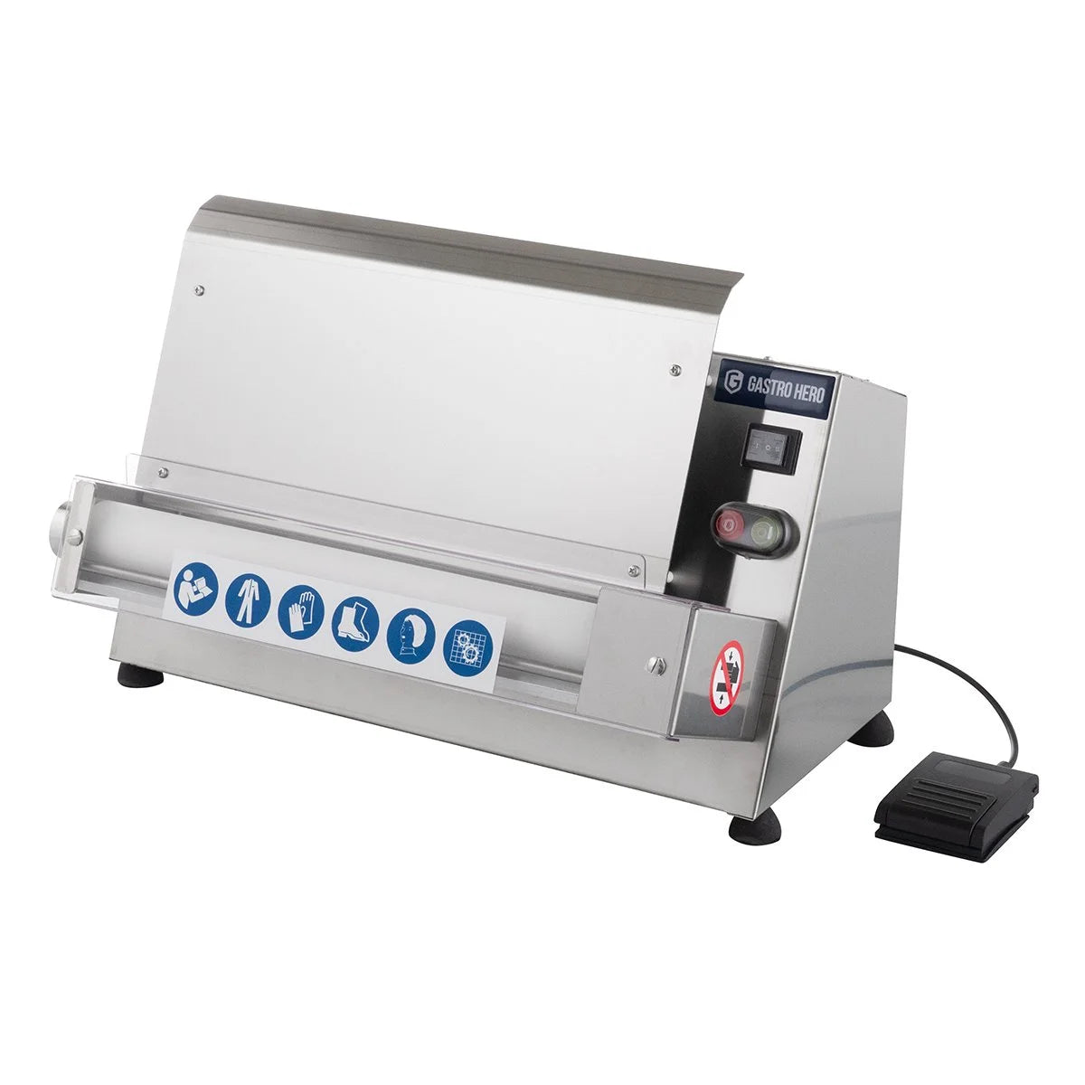 Teigausrollmaschine PROFI 42 N mit Fußpedal für Teiglinge bis 40 cm