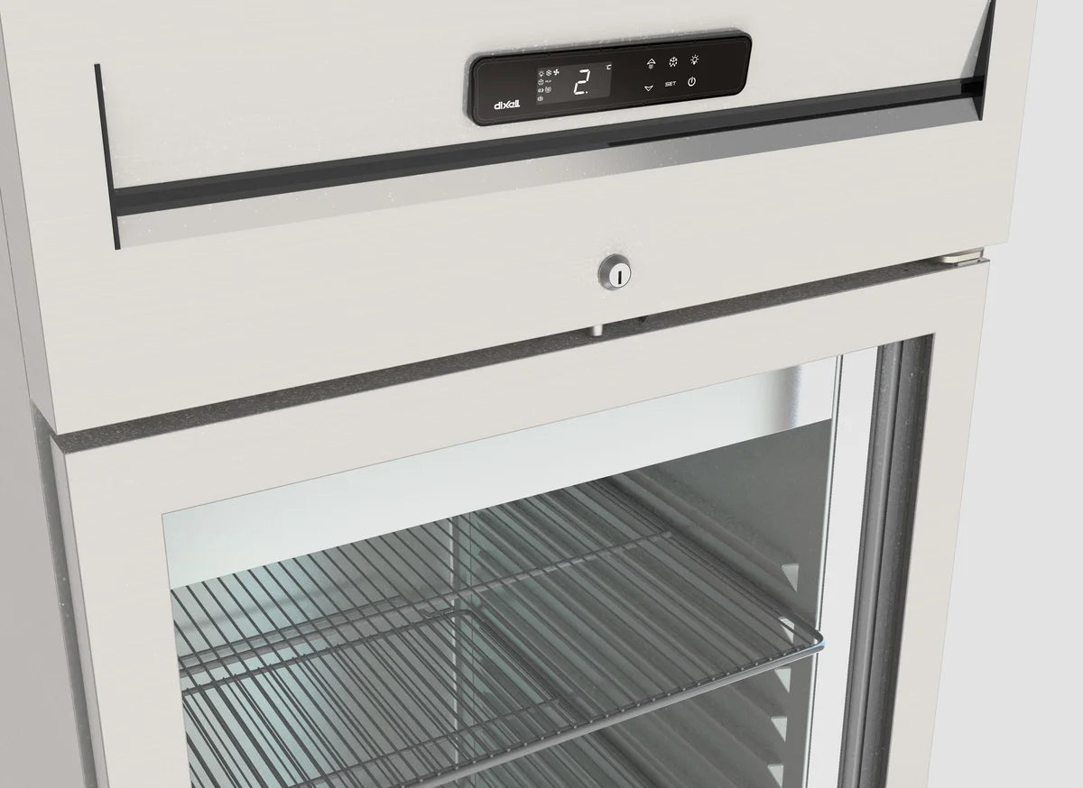 Tiefkühlschrank Profi 700 GN 2/1 Superior mit 1 Glastür