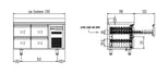 Coreco Tiefkühltisch Premium 0/4 mit Aufkantung