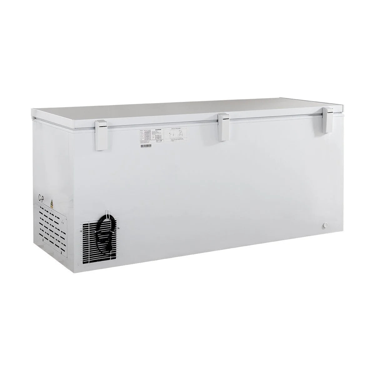 Tiefkühltruhe ECO 550 mit Klappdeckel und 4 Rollen
