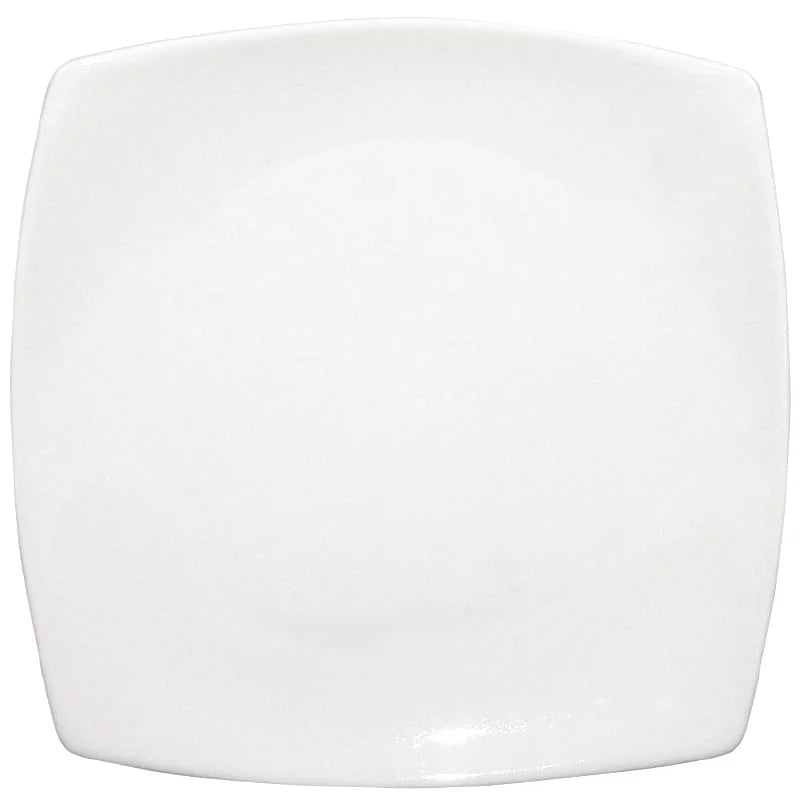 Olympia Whiteware Teller weiß abgerundete Ecken 24 cm - 12 Stk.