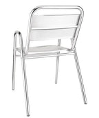 Bistrostühle Bolero mit Unterarmlehne Aluminium - 4 Stück