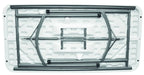 Bolero Klapptisch 1220 x 607 mm, weiß