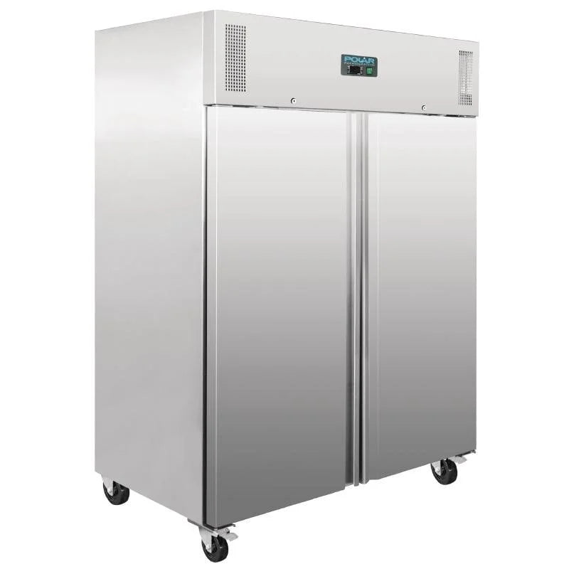 Polar Edelstahl-Kühlschrank 1300 Liter