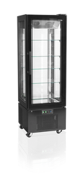 Tefcold Standkühlvitrine UPD400-C schwarz