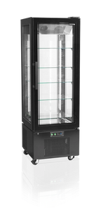 Tefcold Standkühlvitrine UPD400-C schwarz
