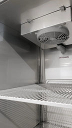 Coreco Edelstahltiefkühlschrank US Range 2200 mit Glastür