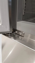 Coreco Edelstahlkühlschrank US Range 1400
