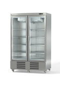 Coreco Edelstahlkühlschrank US Range 1400 mit Glastür