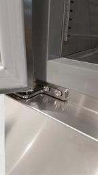 Coreco Edelstahlkühlschrank US Range 650