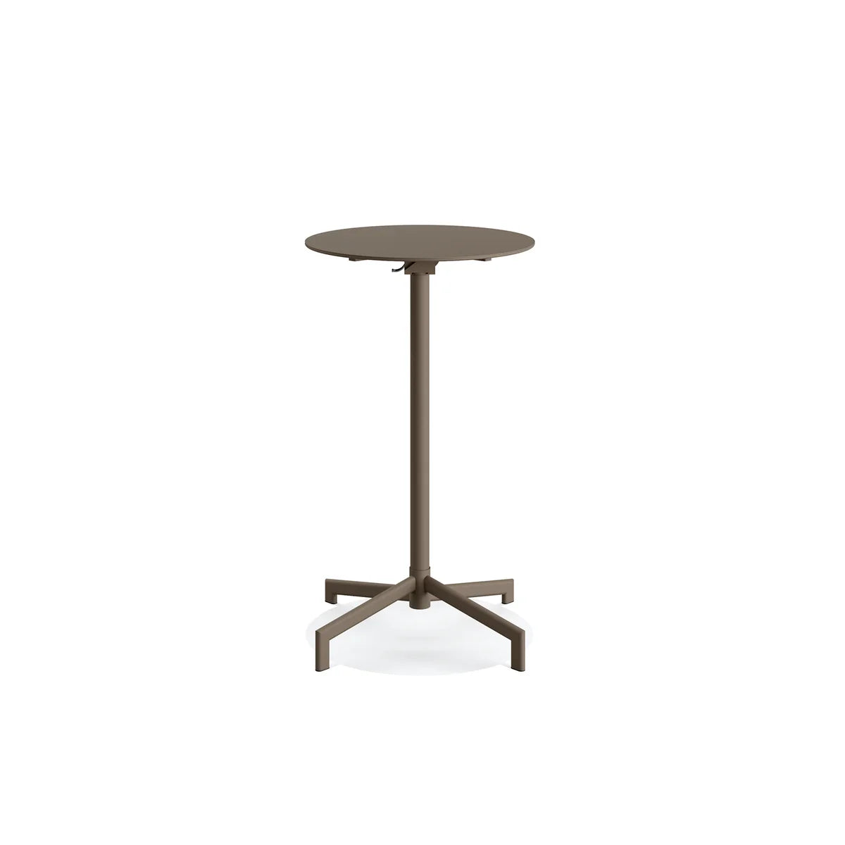FEROS Versa Terrassen-/Stehtisch | In 2 Höhen verstellbar – Cappuccino