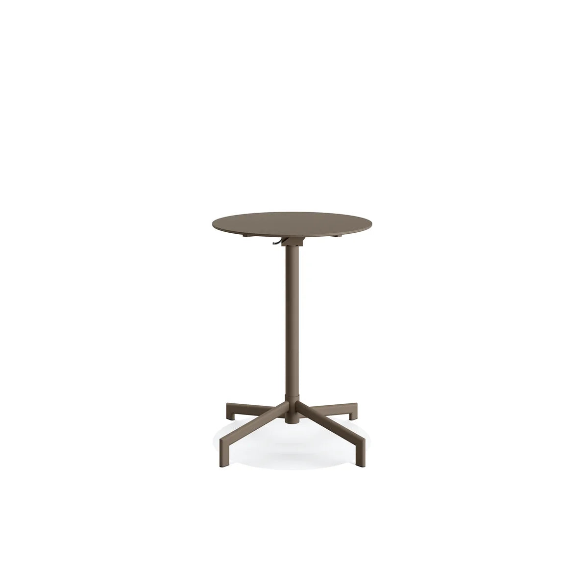 FEROS Versa Terrassen-/Stehtisch | In 2 Höhen verstellbar – Cappuccino