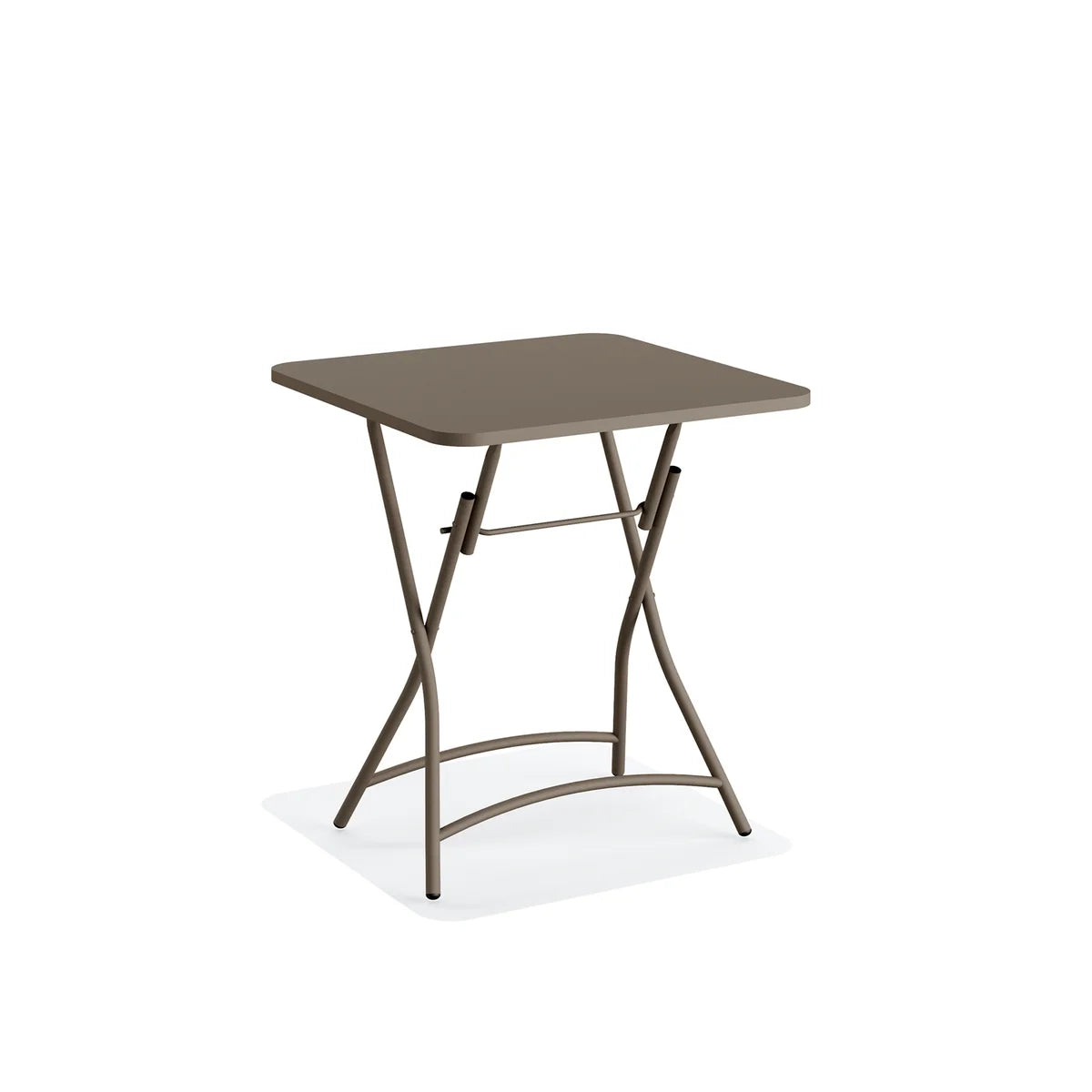Feros Breeze Bistro Klapptisch Metall – Cappuccino