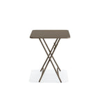 Feros Breeze Bistro Klapptisch Metall – Cappuccino