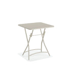 Feros Breeze Bistro Klapptisch Metall – Beige