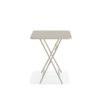 Feros Breeze Bistro Klapptisch Metall – Beige