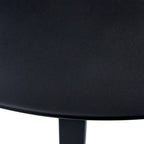 barths Halo Gartentisch Rund – Schwarz