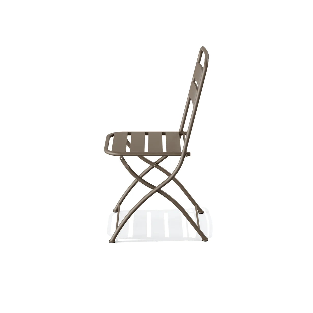 Feros Breeze Bistro Klappstuhl Metall – Cappuccino