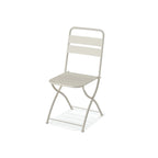Feros Breeze Bistro Klappstuhl Metall – Beige