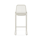 Feros Mase Barhocker Metall stapelbar – Beige