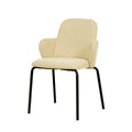 Feros Paddy Stapelstuhl mit Bezug – Beige