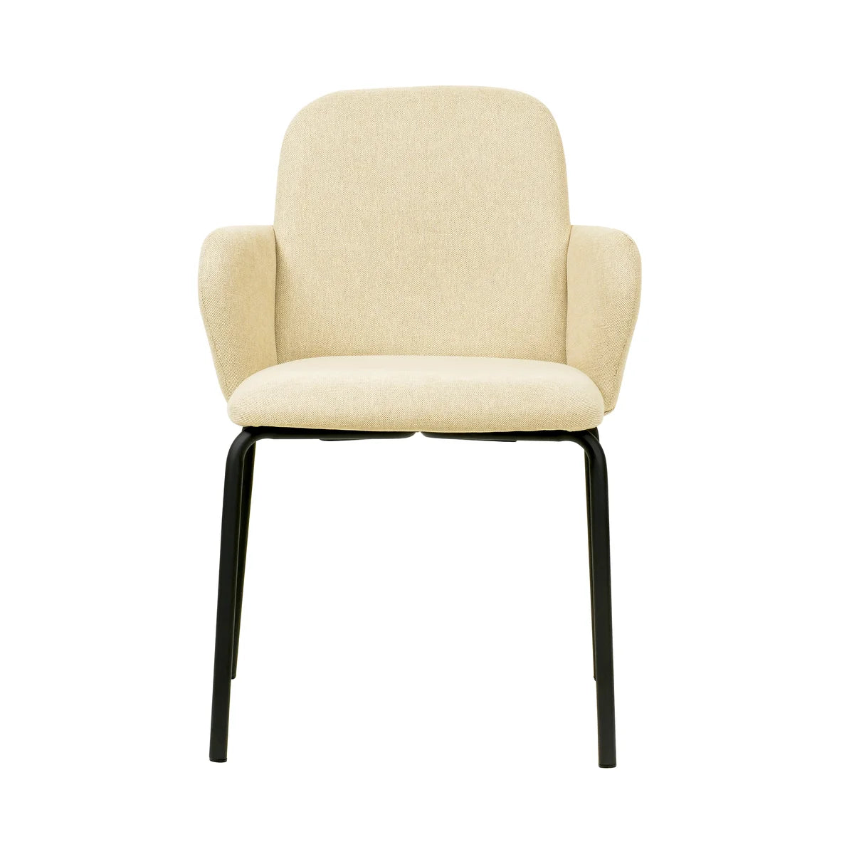 Feros Paddy Stapelstuhl mit Bezug – Beige