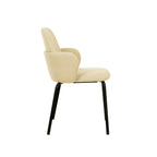 Feros Paddy Stapelstuhl mit Bezug – Beige