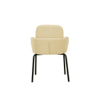 Feros Paddy Stapelstuhl mit Bezug – Beige