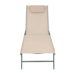 barths Travis Liegestuhl – Grün-Beige
