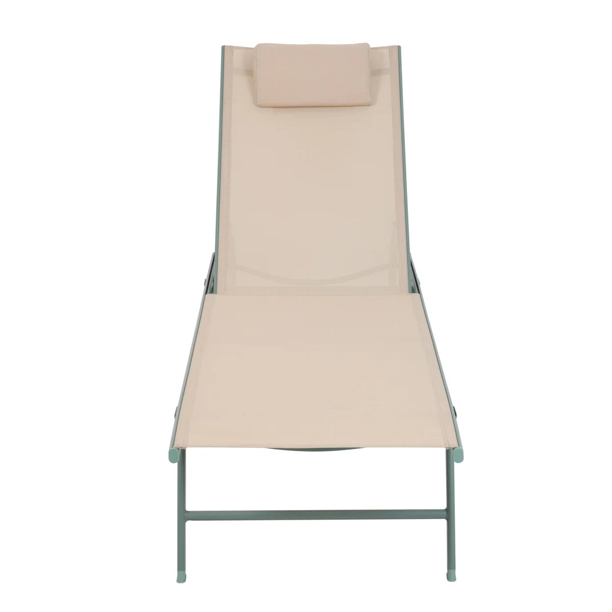 barths Travis Liegestuhl – Grün-Beige