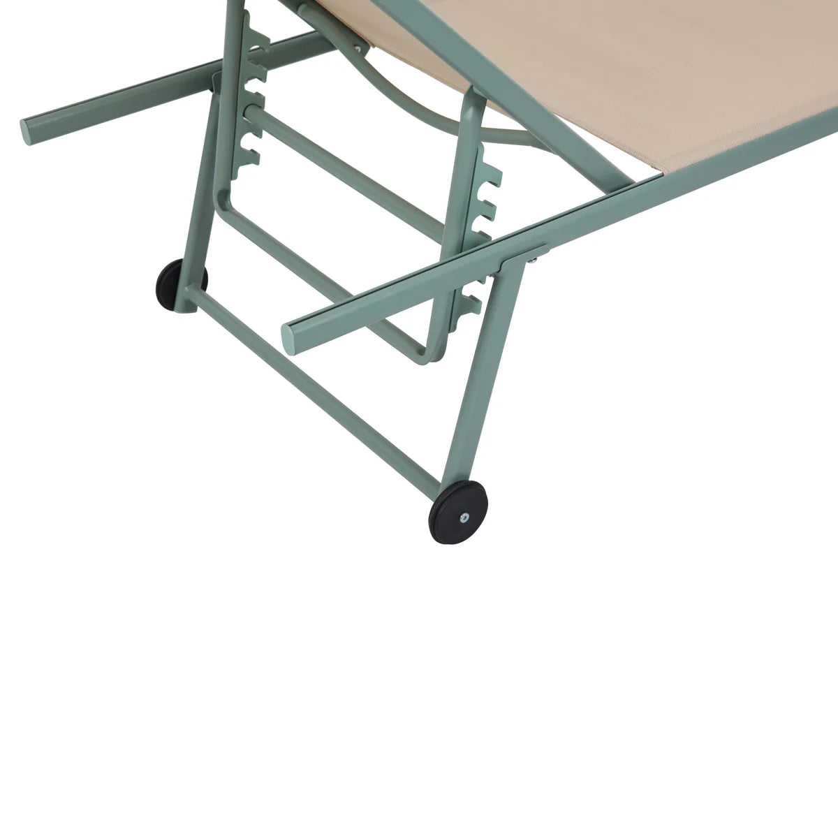 barths Travis Liegestuhl – Grün-Beige