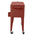 barths Icy Kühlbox auf Rädern – Terracotta