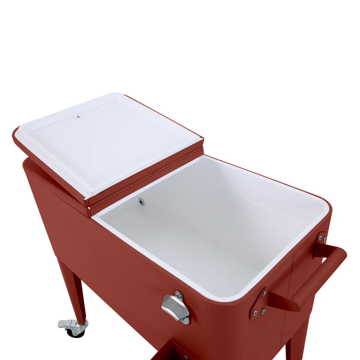 barths Icy Kühlbox auf Rädern – Terracotta