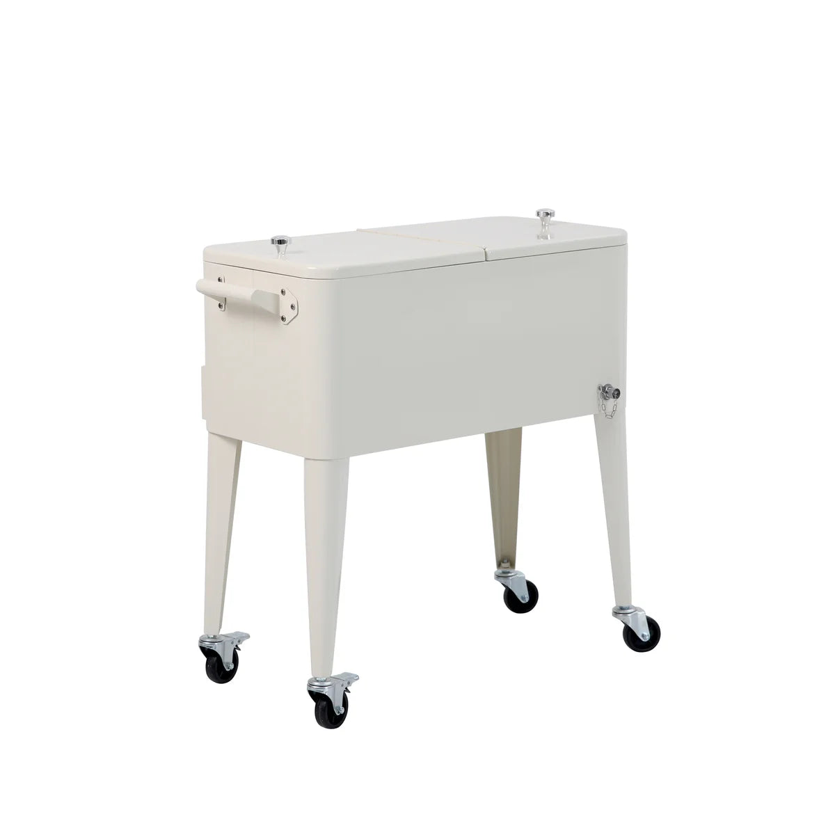 barths Icy Kühlbox auf Rädern – Beige