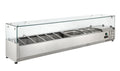 Kühlaufsatz ECO 10 x GN 1/4 mit Glasaufsatz