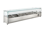 Kühlaufsatz ECO 9 x GN 1/3 mit Glasaufsatz