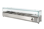 Kühlaufsatz ECO 9 x GN 1/3 mit Glasaufsatz