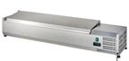 Edelstahl-Kühlaufsatz ECO 10 x GN 1/4