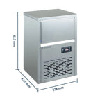 Vollwürfel Eisbereiter ECO 40 kg