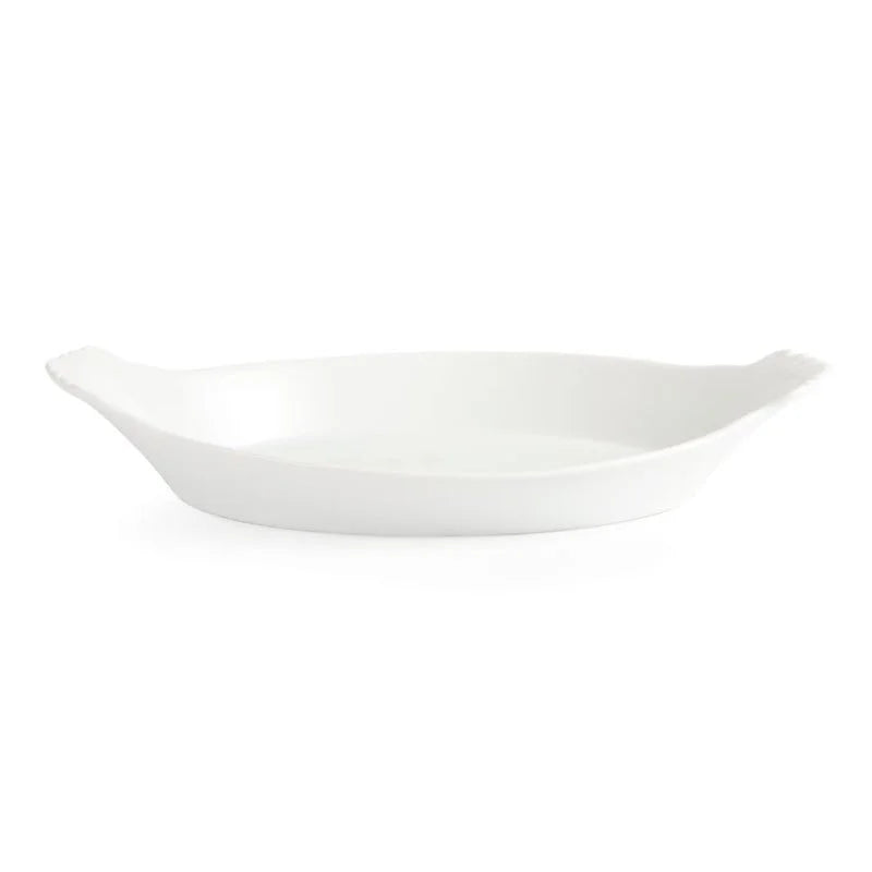 Olympia Whiteware ovale Gratinschalen weiß 320 x 177 mm - 6 Stk.