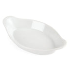 Olympia Whiteware ovale Gratinschalen weiß 204 x 115 mm - 6 Stk.