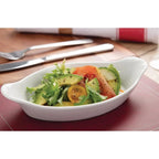 Olympia Whiteware ovale Gratinschalen weiß 204 x 115 mm - 6 Stk.