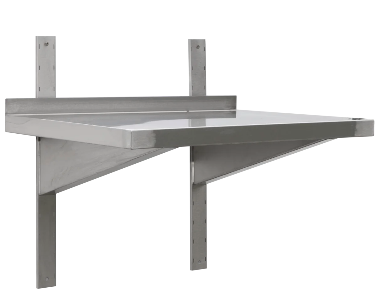 Edelstahl Wandbord Profi 1400 x 300 x 40 mm