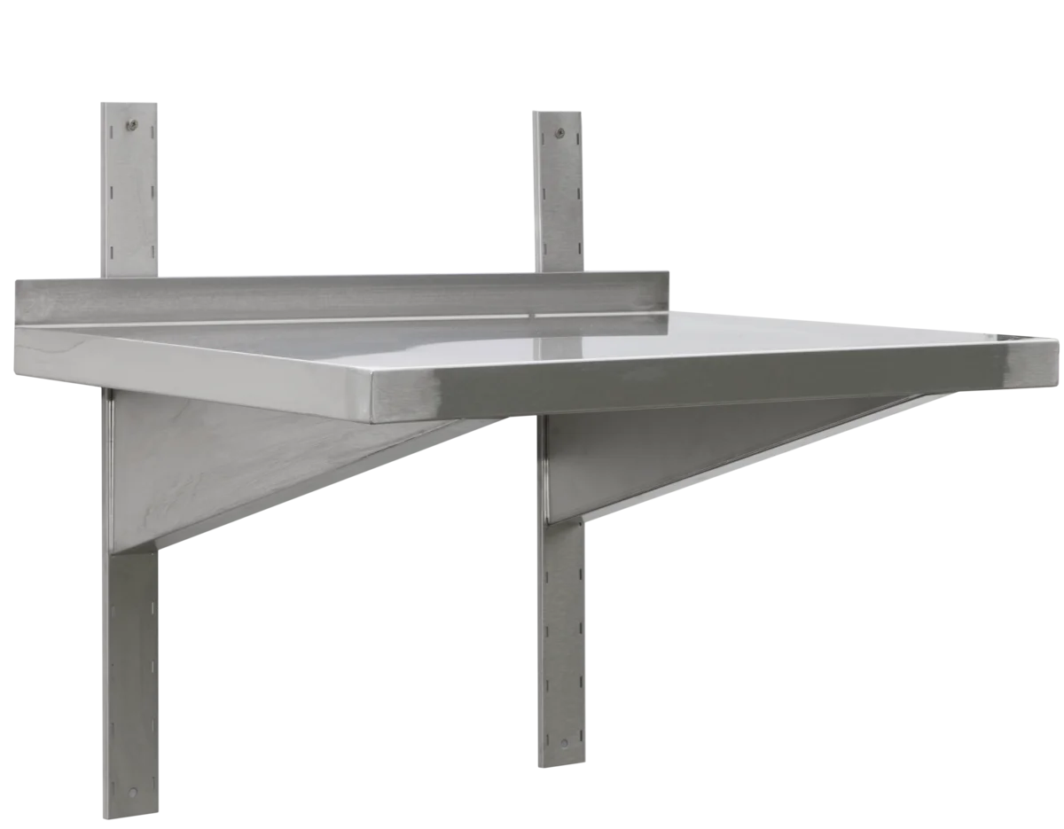 Edelstahl Wandbord Profi 1000 x 300 x 40 mm