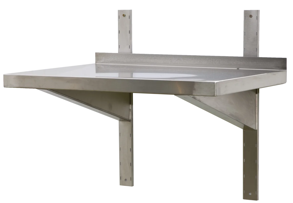 Edelstahl Wandbord Profi 1000 x 300 x 40 mm