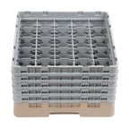 Cambro Gläserspülkorb beige mit 25 Fächern max Glashöhe 25,7cm